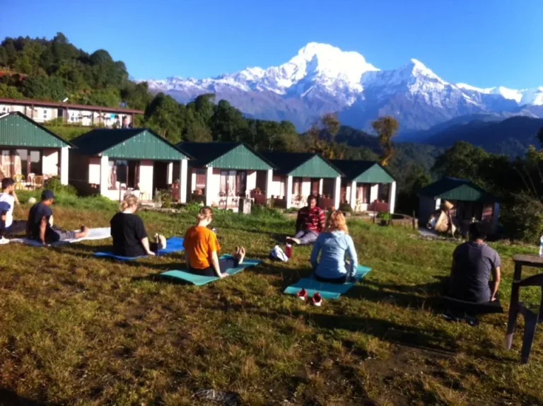 australia base camp yoga trek
