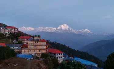 ghorepani dhawalagiri view